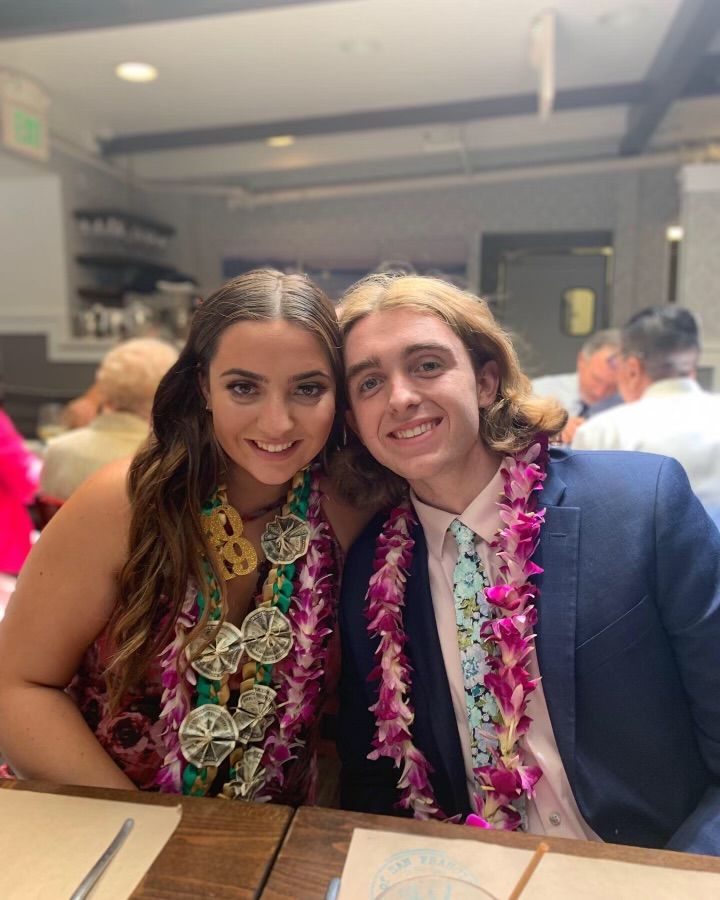 Lucca and Fiona on graduation day