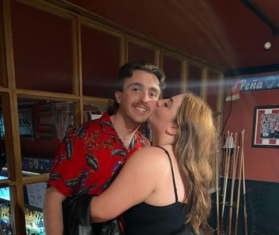 Lucca and Fiona on a night out